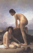 Adolphe William Bouguereau The Bathers (mk26) oil painting reproduction